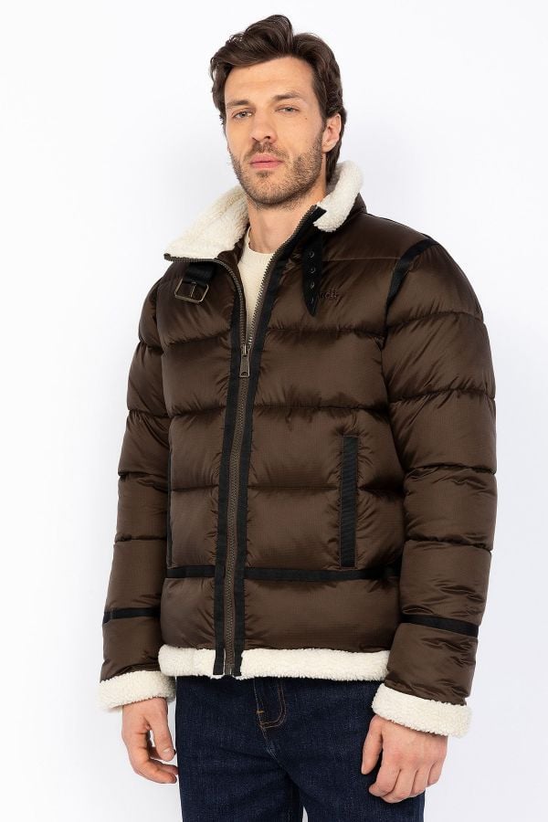 Blouson Homme Schott IDAK BROWN