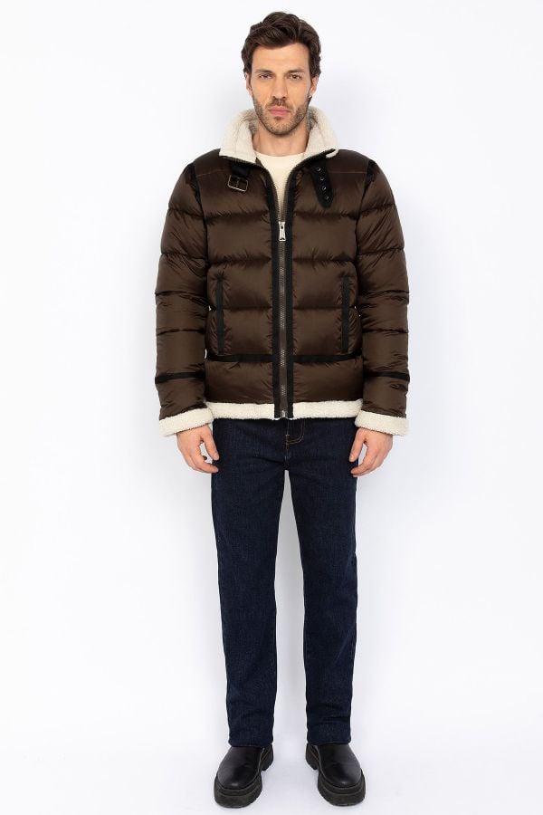 Blouson Homme Schott IDAK BROWN