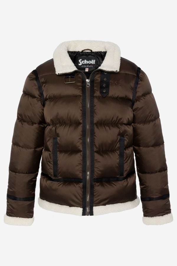 Blouson Homme Schott IDAK BROWN