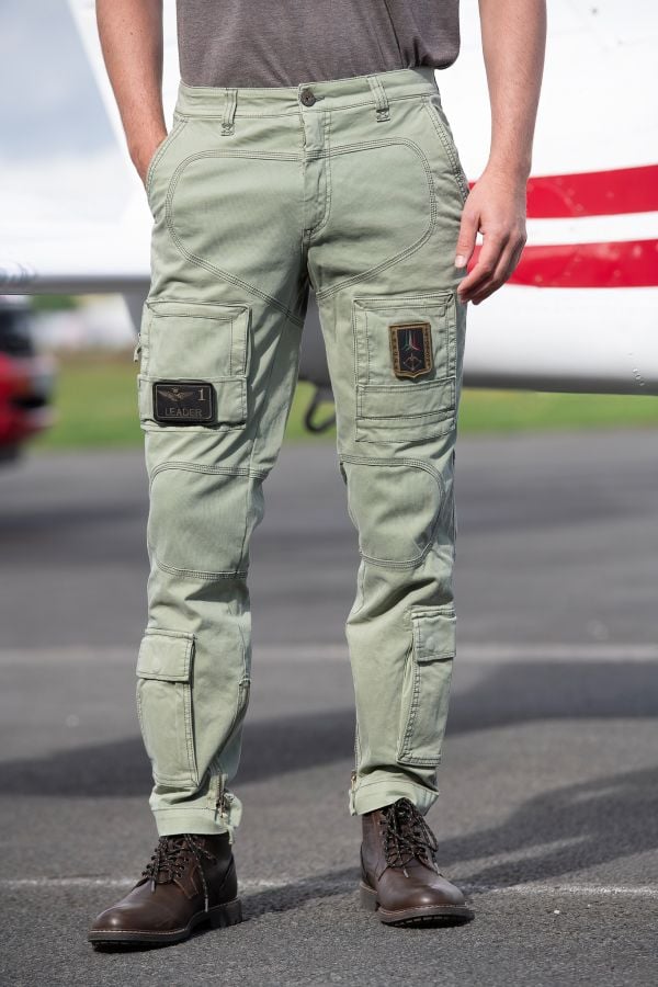 Pantaloni Uomo Aeronautica Militare PA1387CT3170 07288 SEAGRASS