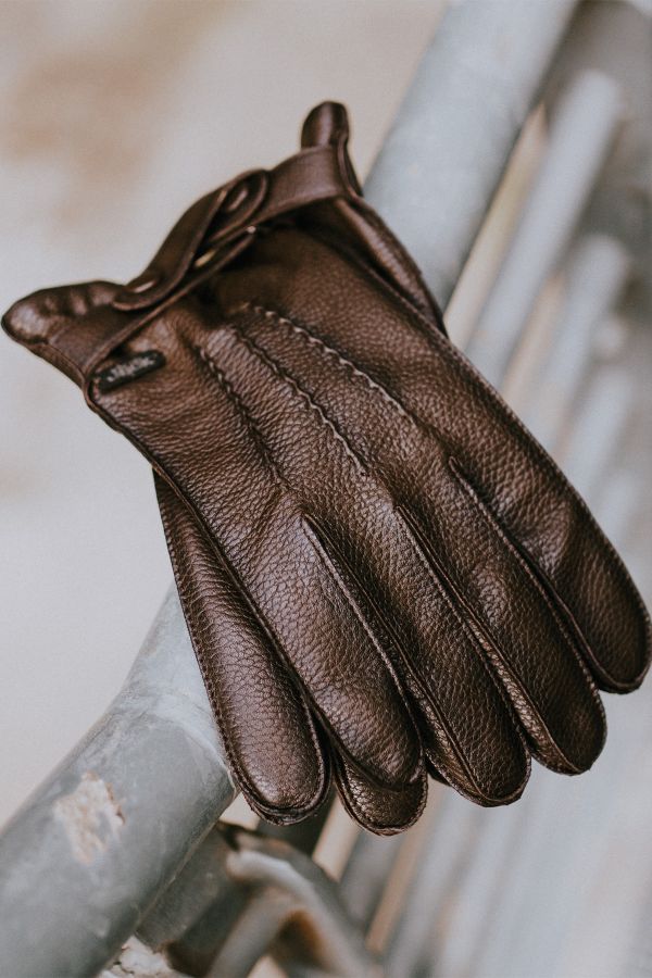 Guantes Hombre The Jack Leathers GANT JG10 DARK BROWN