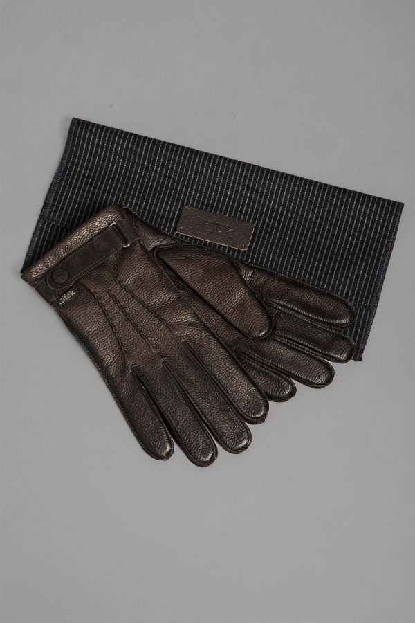 Guantes Hombre The Jack Leathers GANT JG10 DARK BROWN