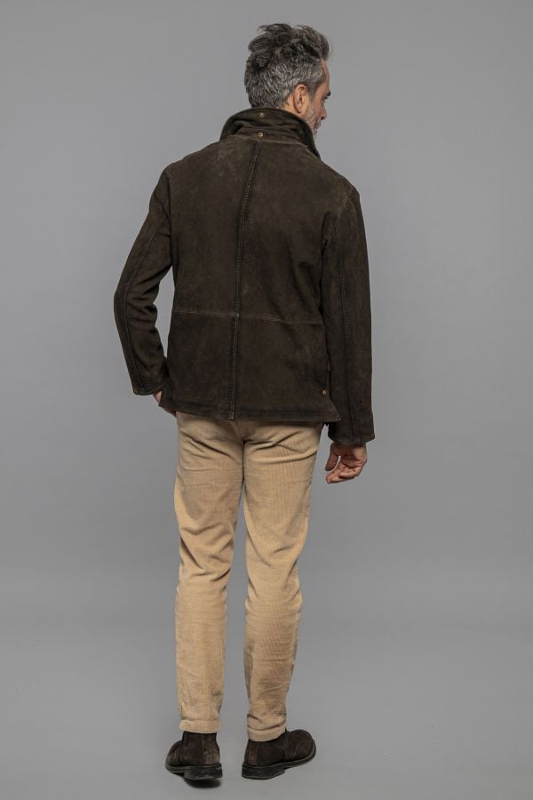 Blouson Homme The Jack Leathers BALMORAL BURNED SUEDE 2 SOTTOBOSCO