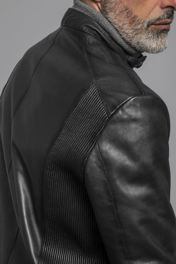 Chaqueta Hombre The Jack Leathers BACKWARDS REVERSIBLE PLONGE BLACK