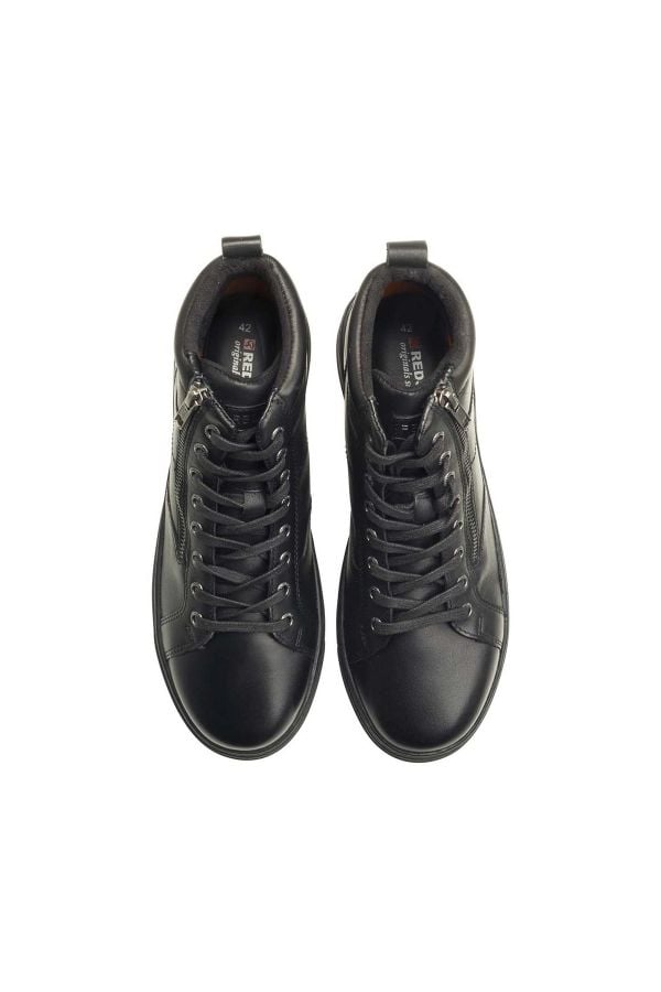 Baskets En Cuir Homme Redskins BILLIE NOIR NOIR