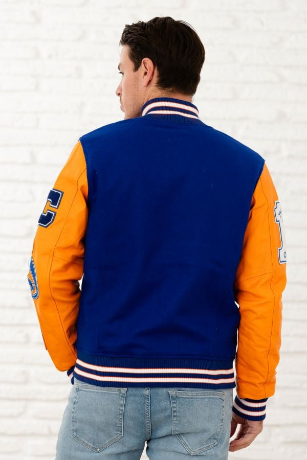 Chaqueta Hombre American College AC-07 BLEU ORANGE