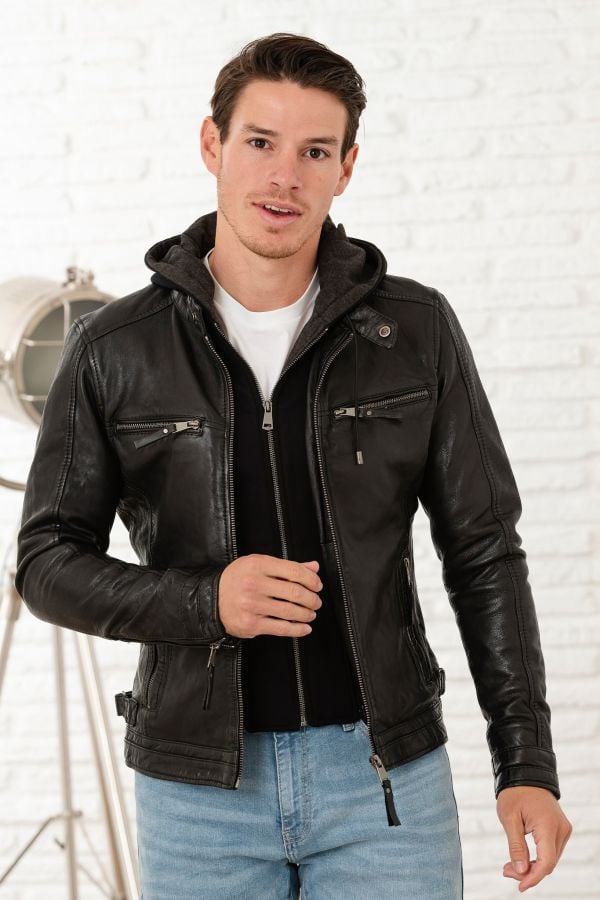 Chaqueta Hombre Cityzen KANSAS HOOD BLACK