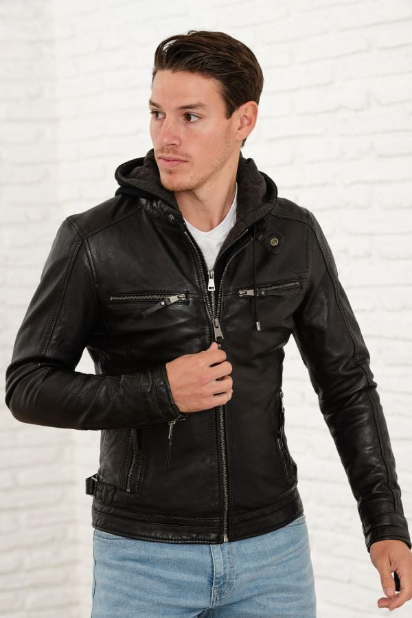 Giacche Uomo Cityzen KANSAS HOOD BLACK