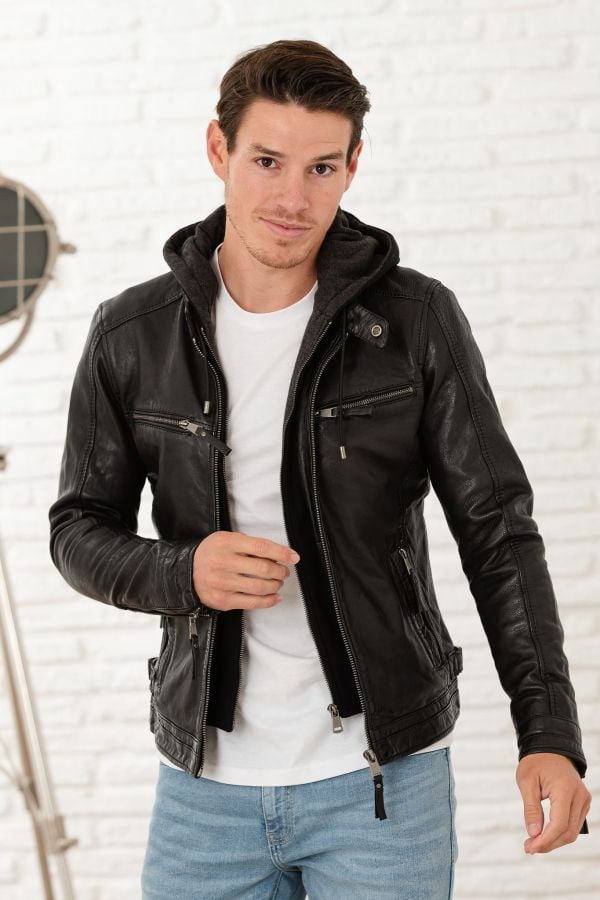 Chaqueta Hombre Cityzen KANSAS HOOD BLACK