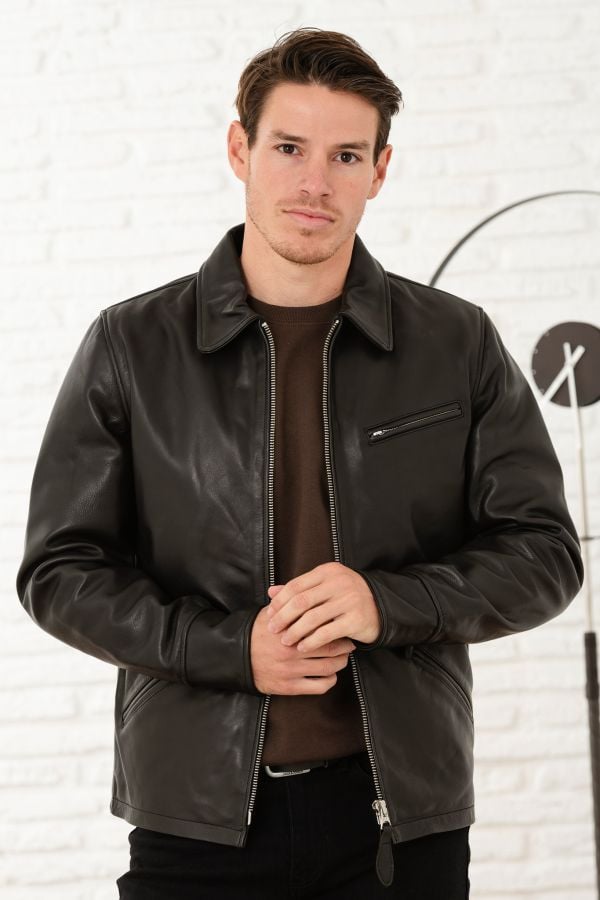 Blouson Homme Schott LC9521D BLACK