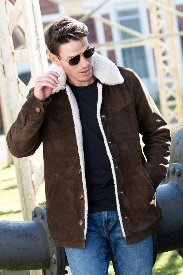 Giacche Uomo Iron & Resin CARAVAN BUFFALO SUEDE JACKET