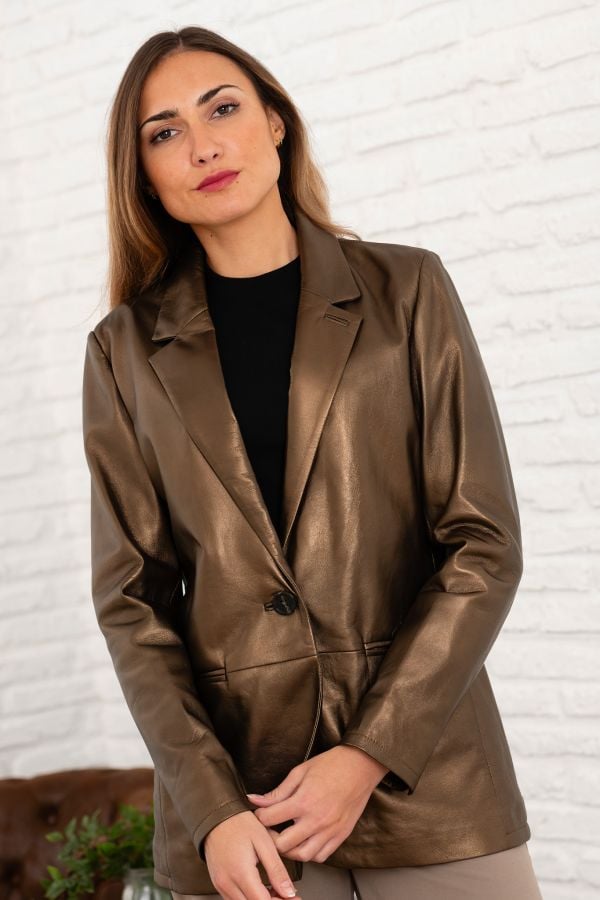 Veste Femme Oakwood MEG METAL GOLD 501