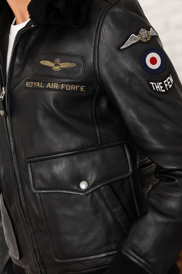 Blouson Femme Royal Air Force MOLLY NOIR