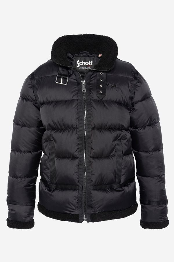 Giacche Uomo Schott IDAK BLACK/BLACK