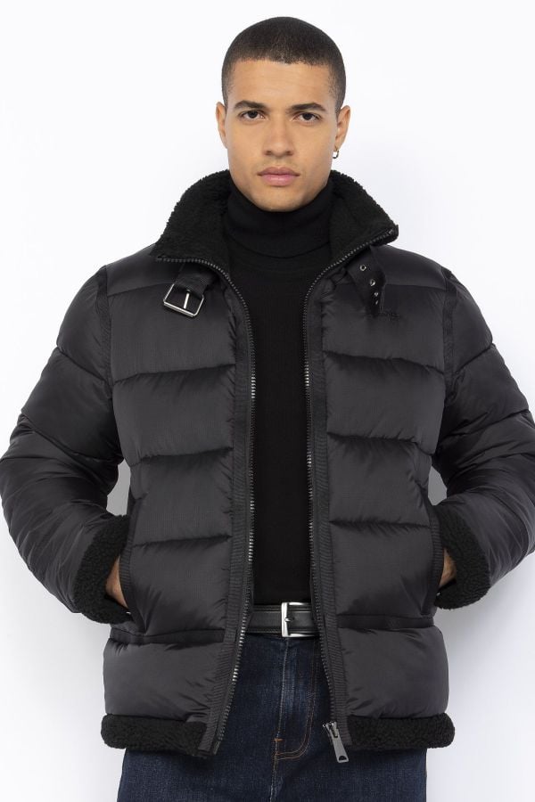 Blouson Homme Schott IDAK BLACK/BLACK