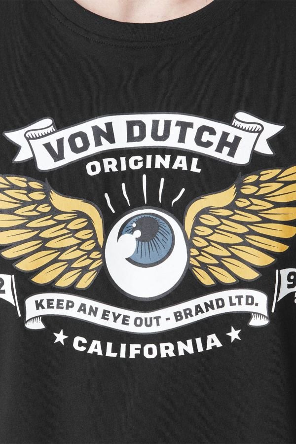 T-shirt Uomo Von Dutch TEE SHIRT WINGS NR