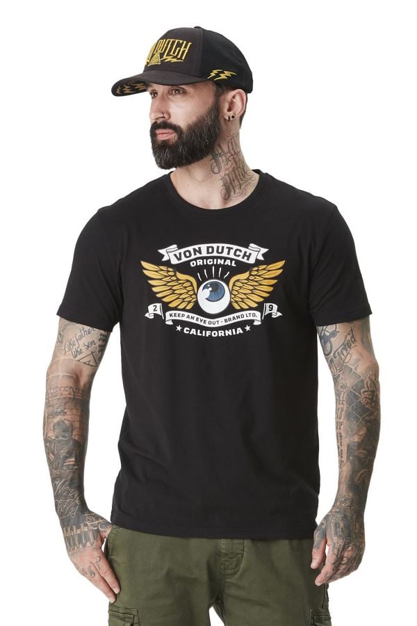 Tee Shirt Homme Von Dutch TEE SHIRT WINGS NR