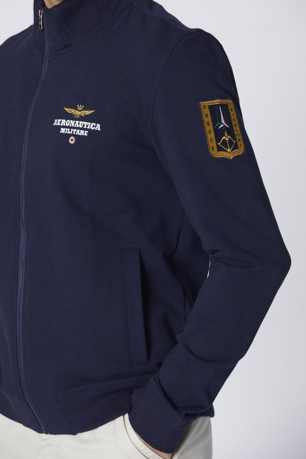 Pull/sweatshirt Homme Aeronautica Militare FE1871F439 08380 DARK BLU