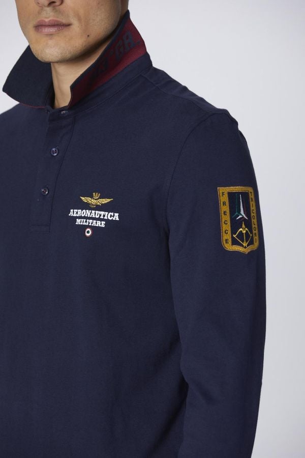 Polo Homme Aeronautica Militare PO1816J558 08380 DARK BLU