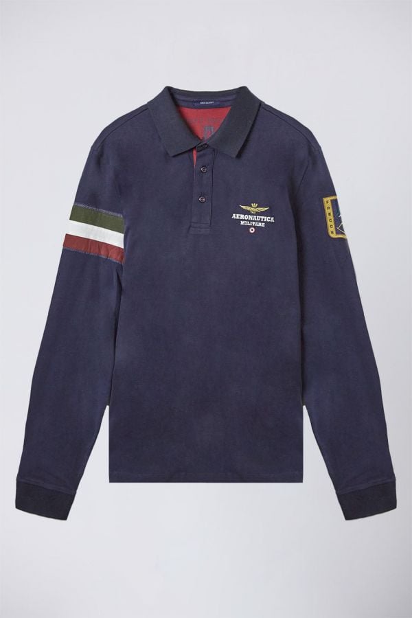 Polo Homme Aeronautica Militare PO1816J558 08380 DARK BLU