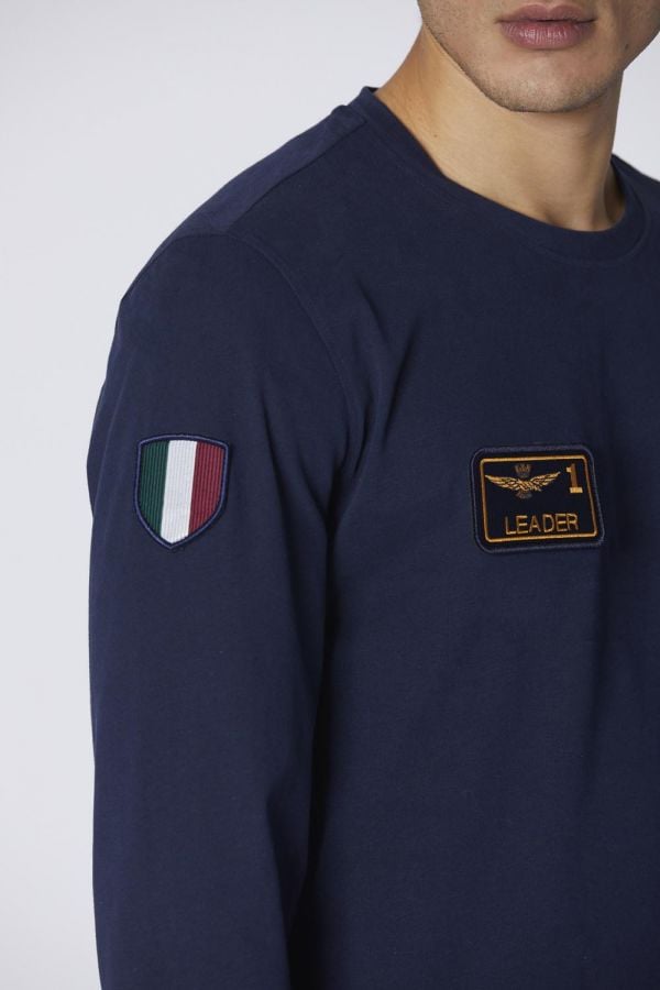 Polo Homme Aeronautica Militare TS2317J489 08380 DARK BLU