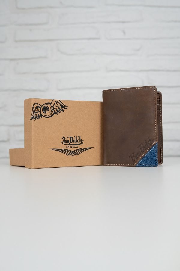 Portefeuille Homme Von Dutch VD KITE MARRON