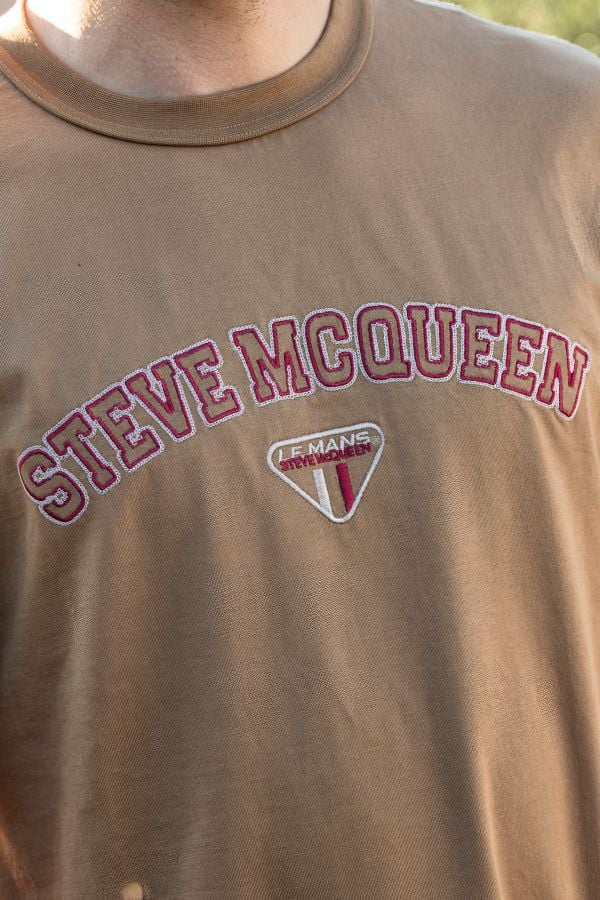 Tee Shirt Homme Steve Mcqueen TEE SHIRT TSM08-103 TOBACCO