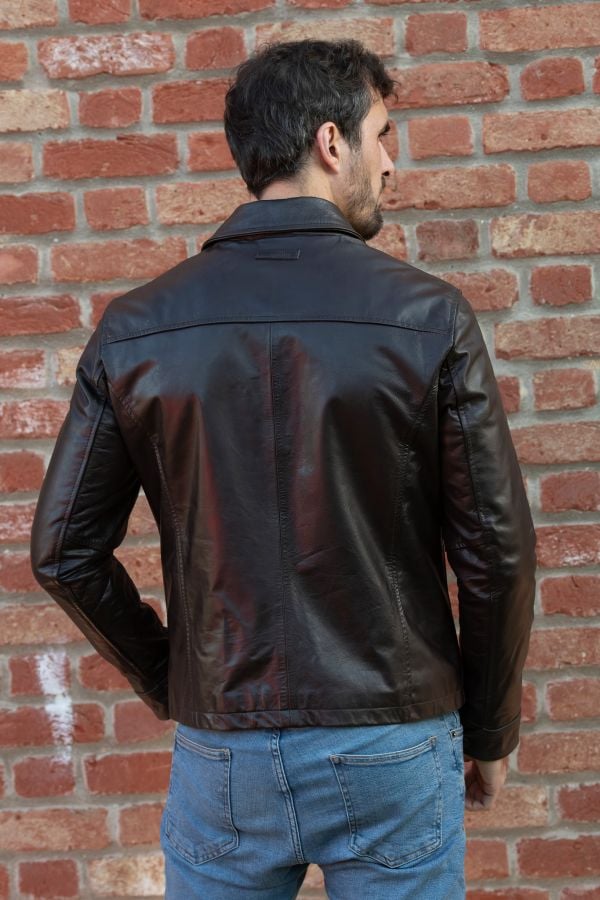 Blouson Homme Redskins ARON STARDUST DARK BROWN