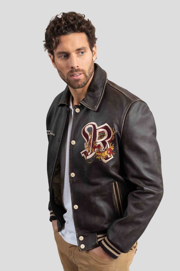 Blouson Homme Redskins DRAGON COHIBA BROWN