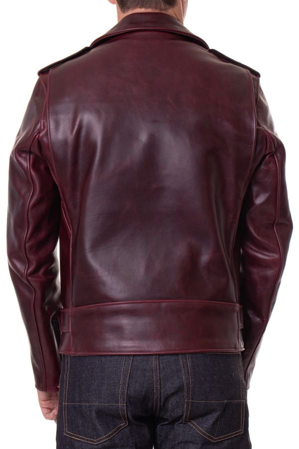 Blouson Homme Schott P613S BURGUNDY