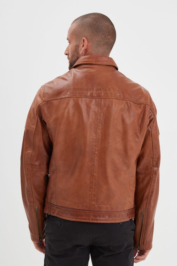 Chaqueta Hombre Daytona MICK SHEEP TIGER COGNAC