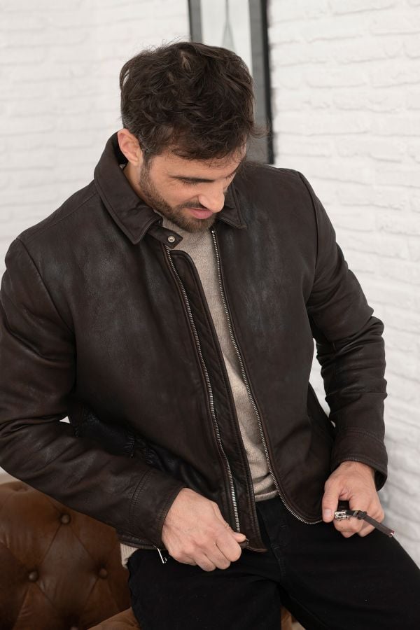 Blouson Homme Redskins NORIS 2 CARRERA BROWN