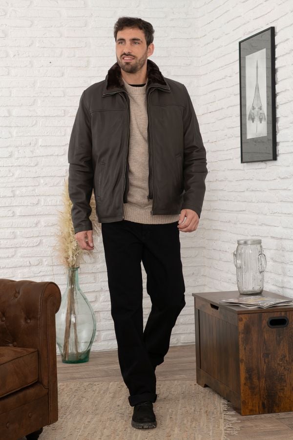 Blouson Homme Serge Pariente BLOUSON CVN R.BROWN