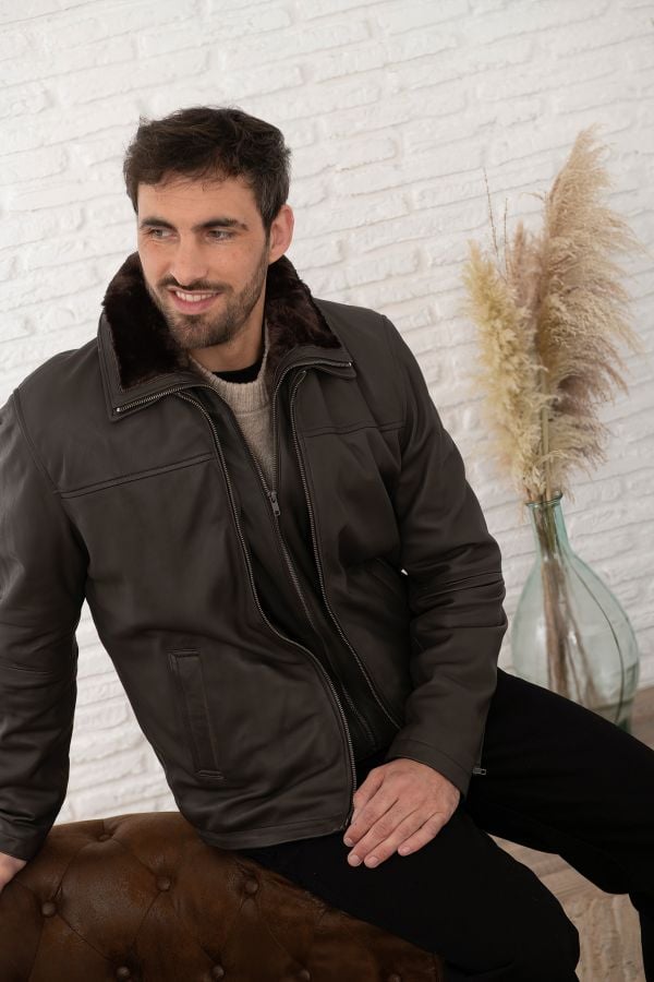 Blouson Homme Serge Pariente BLOUSON CVN R.BROWN