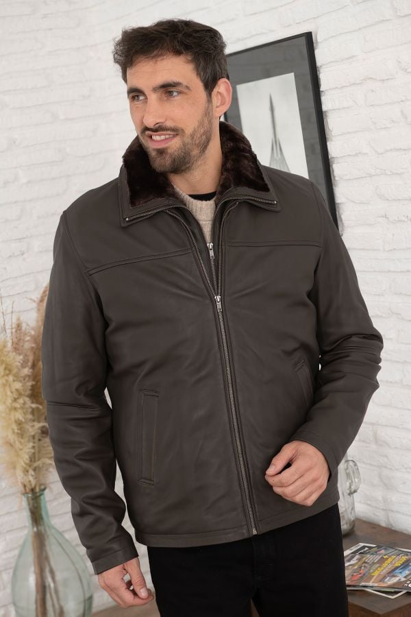 Blouson Homme Serge Pariente BLOUSON CVN R.BROWN