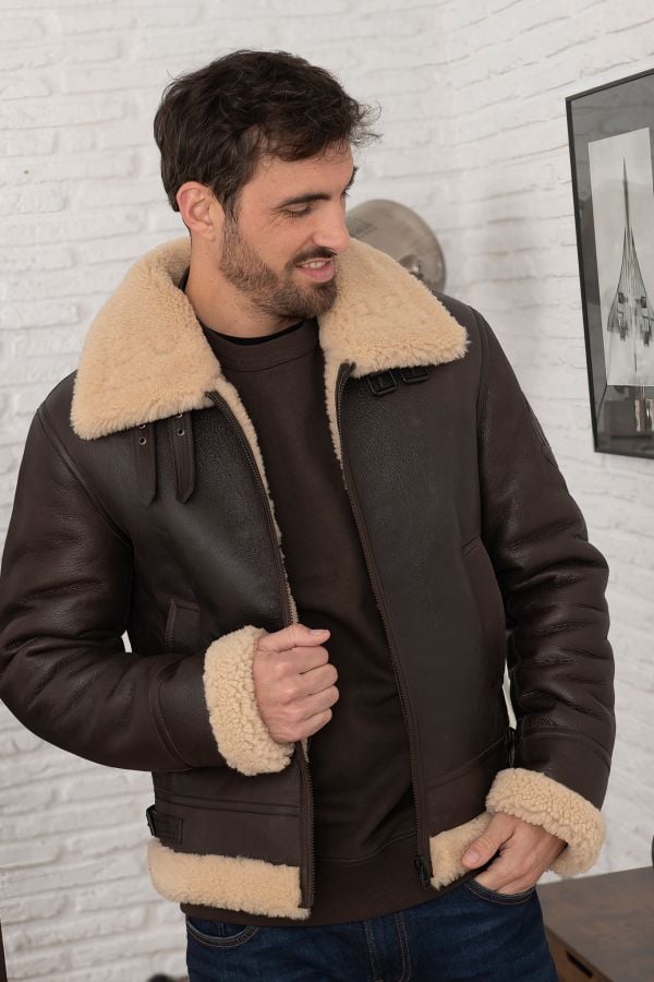 Blouson Homme Redskins LEGEND QUEENSTOWN BROWN BEIGE