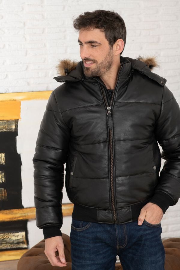 Blouson Homme Schott LC950X BLACK