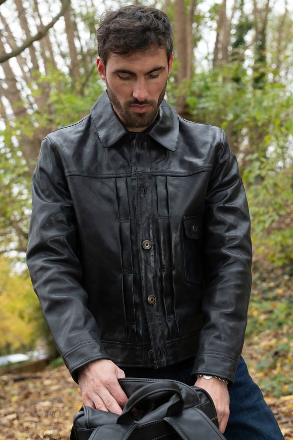 Blouson Homme Iron & Resin RANCHO HORSE BLACK