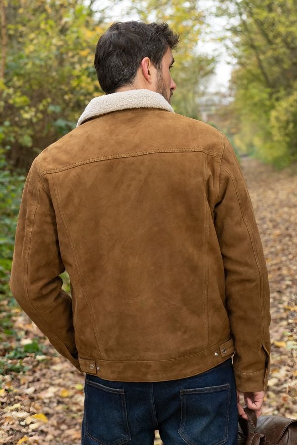 Chaqueta Hombre Schott LCRANCH RUST