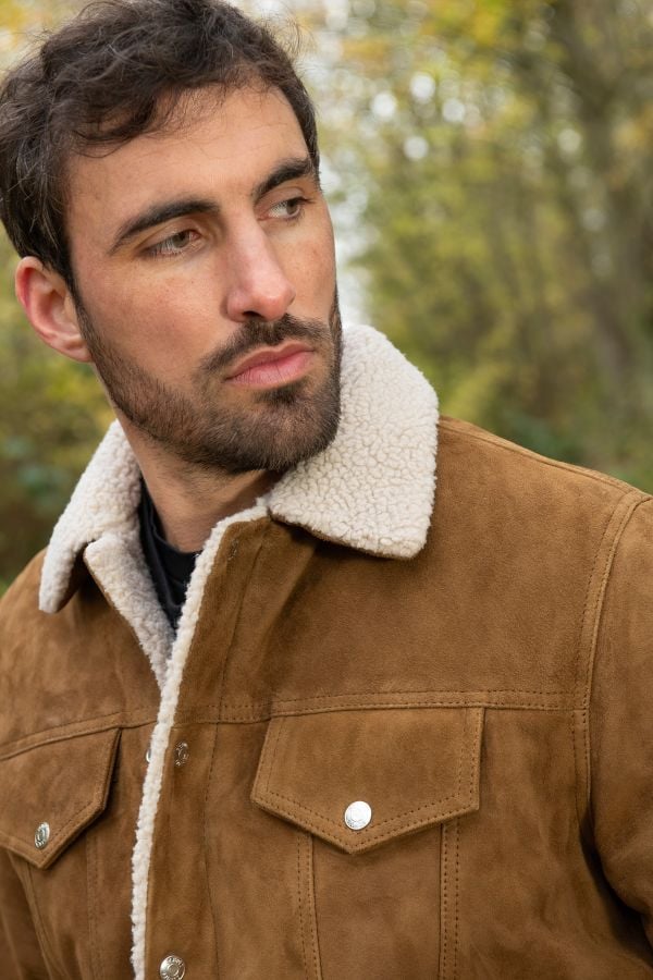 Chaqueta Hombre Schott LCRANCH RUST