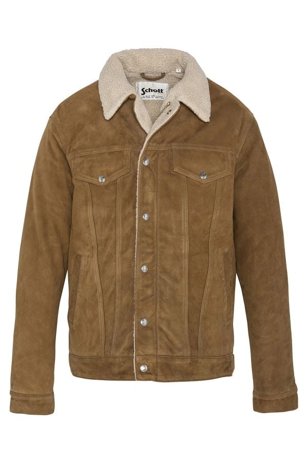 Chaqueta Hombre Schott LCRANCH RUST