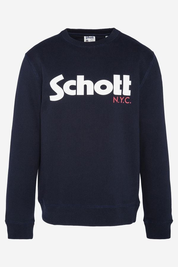 Jersey/sudadera Hombre Schott SWCREW NAVY