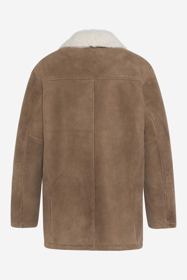 Veste Homme Schott LCCABANSHEEP LIGHT CAMEL