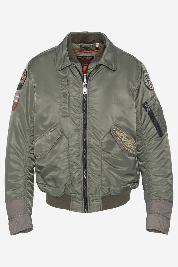 Blouson Homme Schott 210VINTRS SAGE KAKI