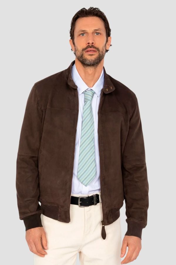 Chaqueta Hombre Schott LCCABL BROWN