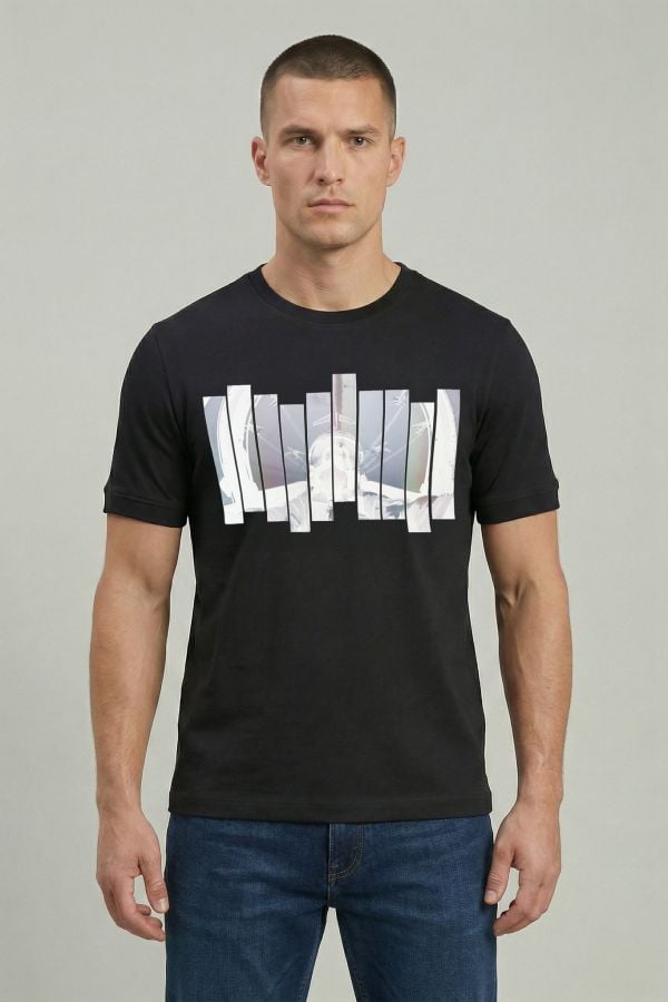 Herren T-shirt Patrouille De France KLEIN SAPHIR BLACK