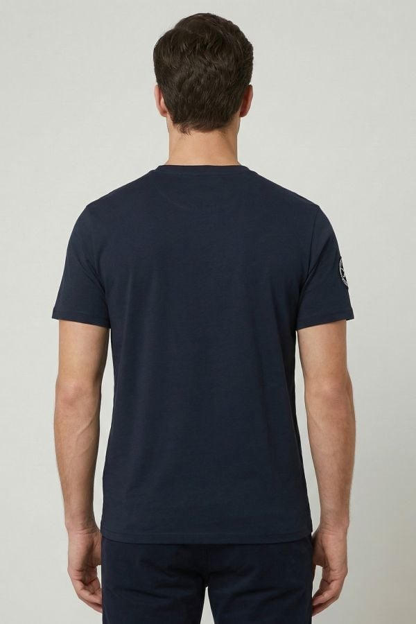 Herren T-shirt Patrouille De France PILOTE MERCERISE NAVY BLUE