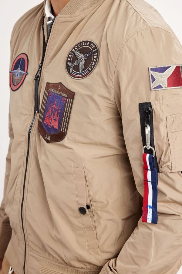 Herren Jacke Patrouille De France RAPTOR MEMORY SAND