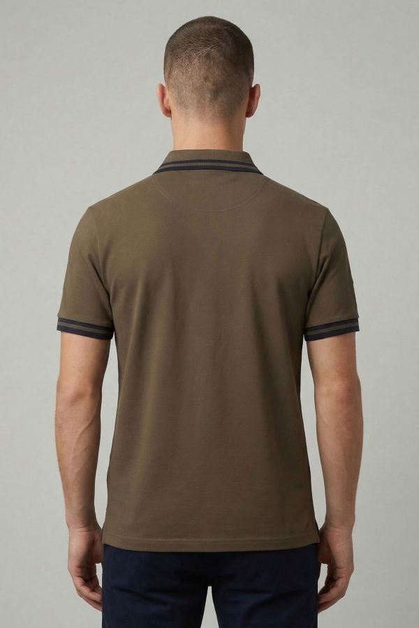 Herren Polo Patrouille De France ROYAL ARC KAKI BEIGE