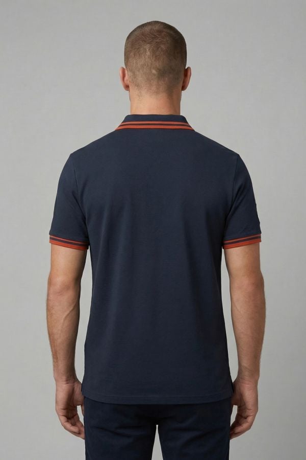 Herren Polo Patrouille De France ROYAL ARC NAVY WHITE